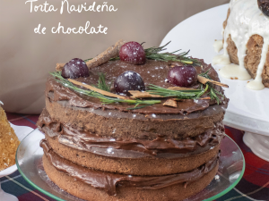 torta chocolate navidad